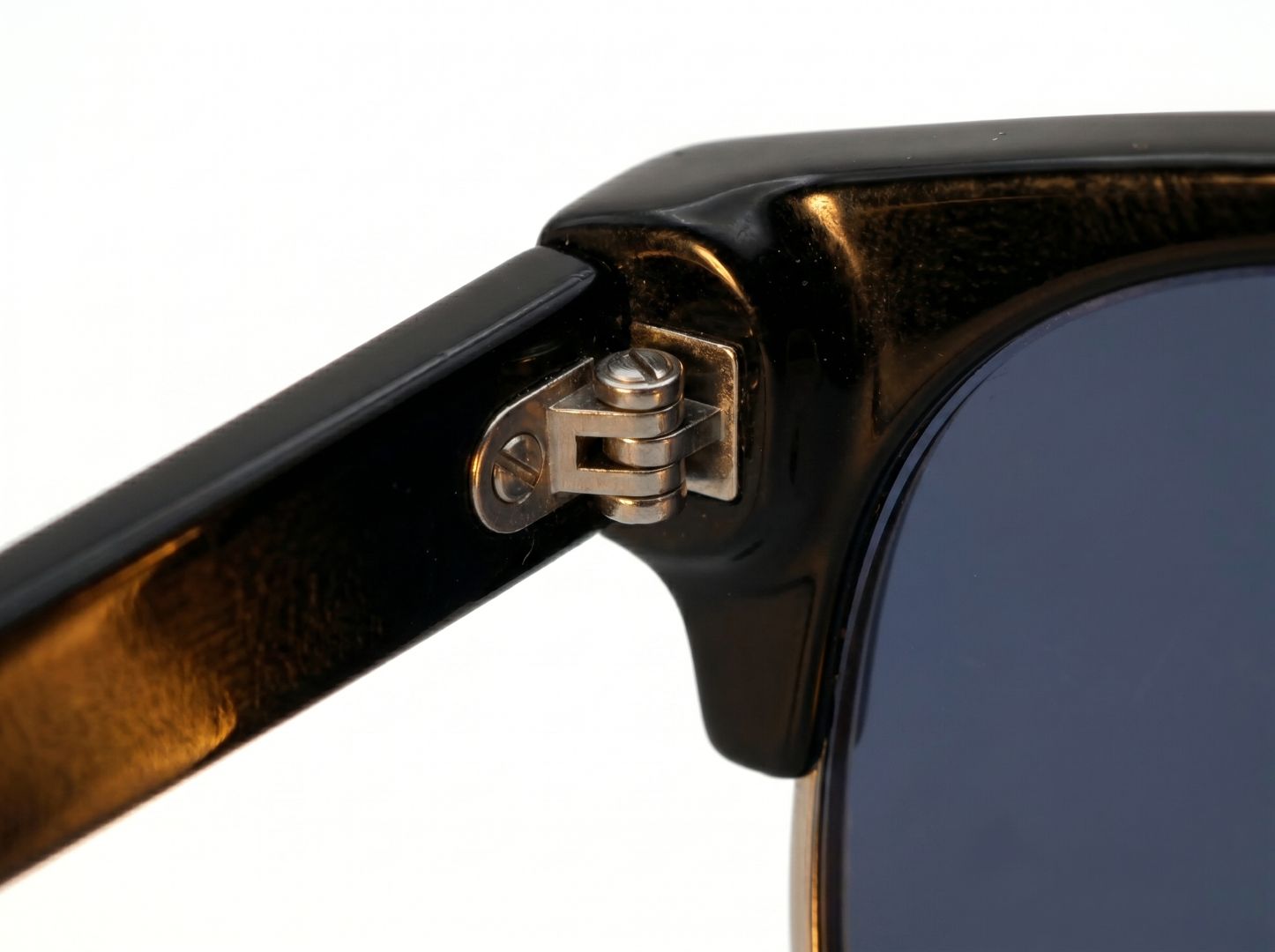 Lunettes de soleil carrées Christian Dior AL13.15 – Noir mat et palladium