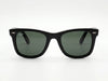 Ray-Ban Original Wayfarer 2140 – Classic Black Frame & G-15 Green Lens