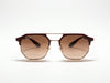 Ray-Ban Ferrari Edition 2170 – Golden Brown Shaded Geometric Sunglasses