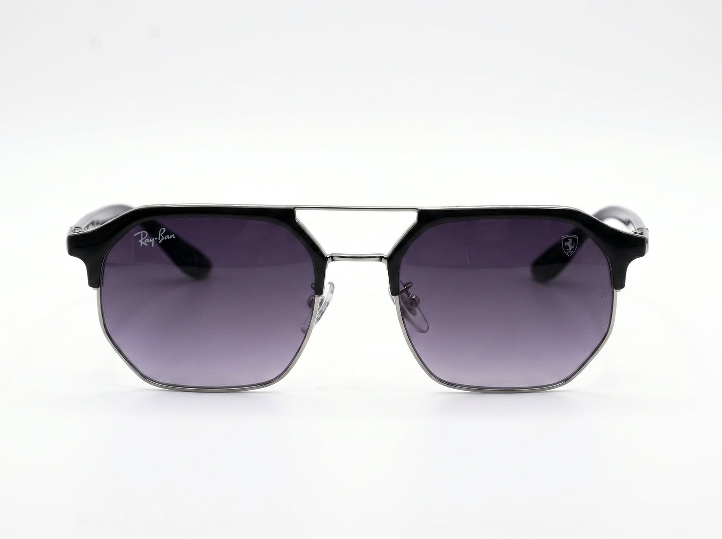 Ray-Ban Ferrari Edition 2170 – Golden Brown Shaded Geometric Sunglasses